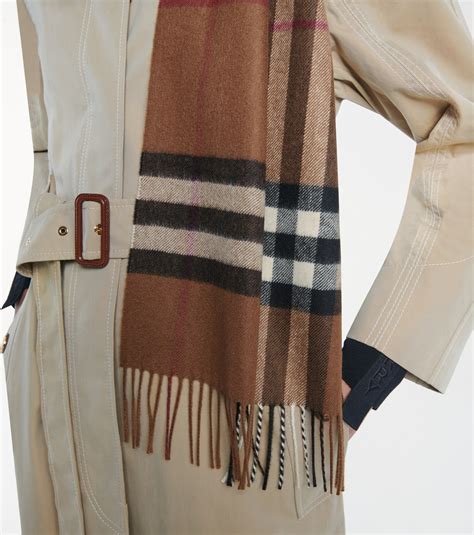 burberry authenticity check scarf|Burberry giant check cashmere scarf.